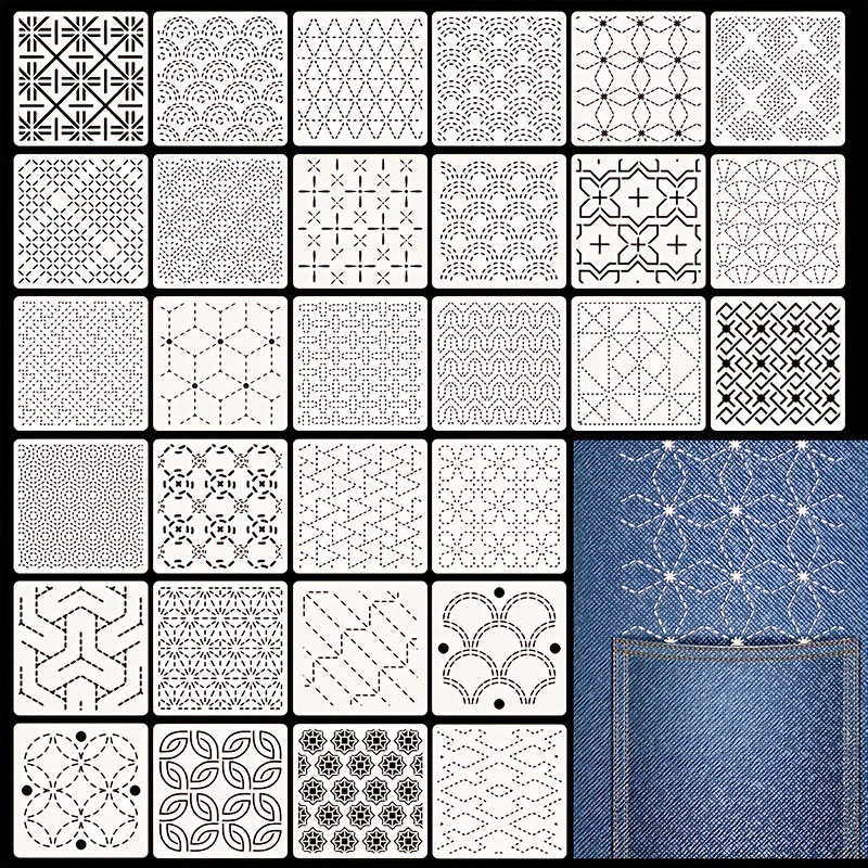 Embroidery Meaning - 30 pièces modèles de broderie bricolage