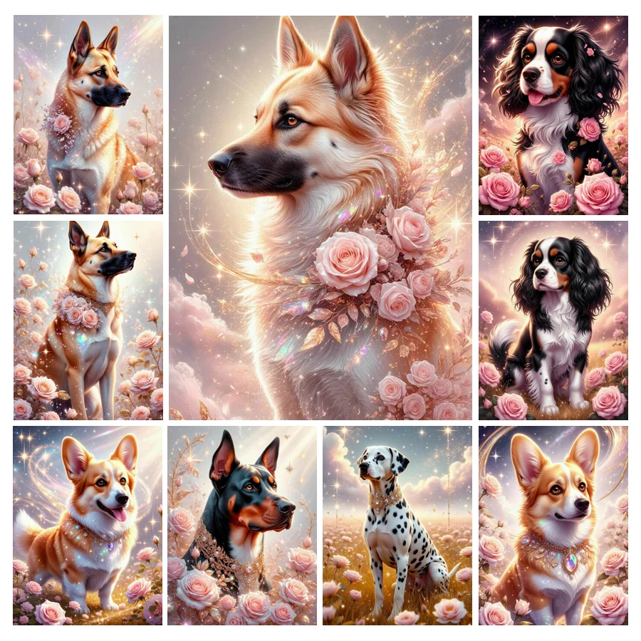 Embroidery Rose - Nouvelle collection 2026 : Peinture diamant