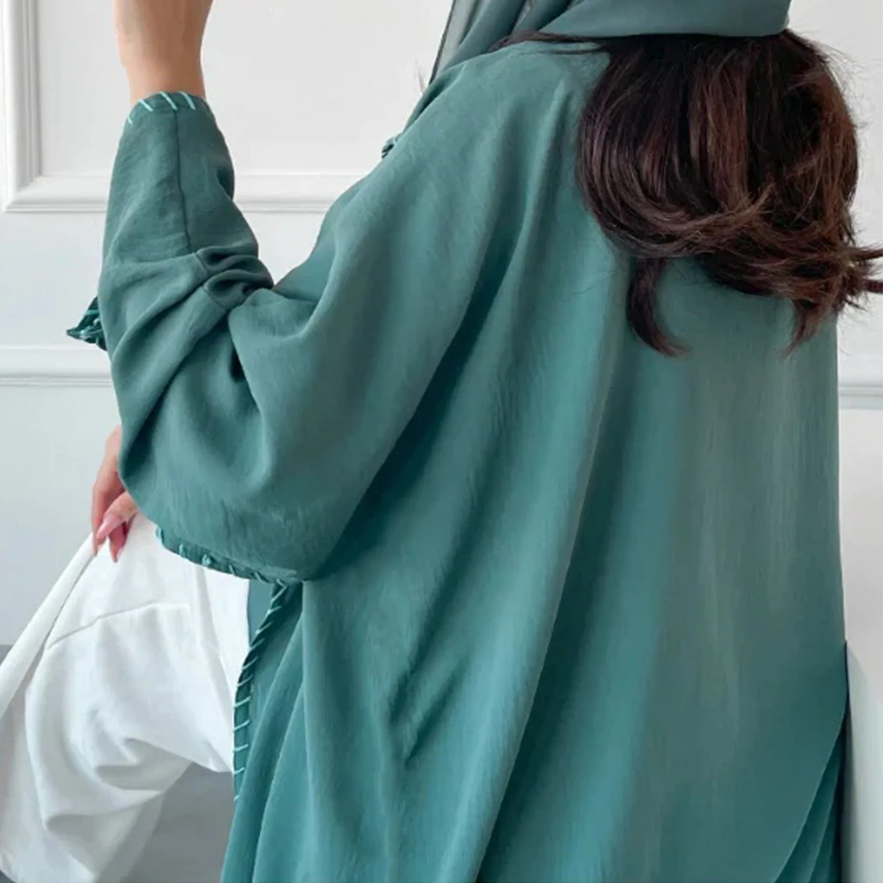 Maroc Kimono ouvert Abayas lux - Embroidery Kebaya avis et prix