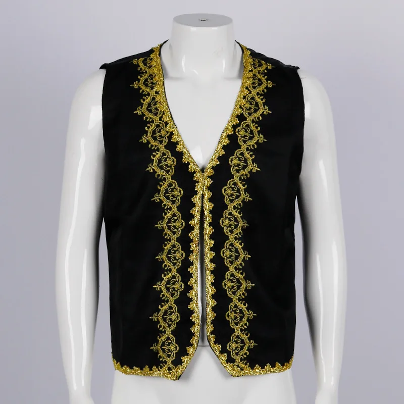 Gilet baroque brodé d'or médié - Embroidery Online avis et prix