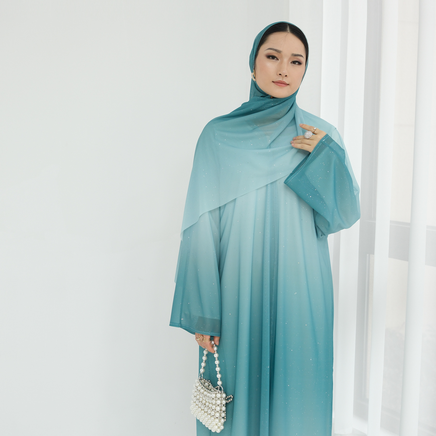 Kimono dégradé Eid Ramadan, Ca - Embroidery Kebaya avis et prix